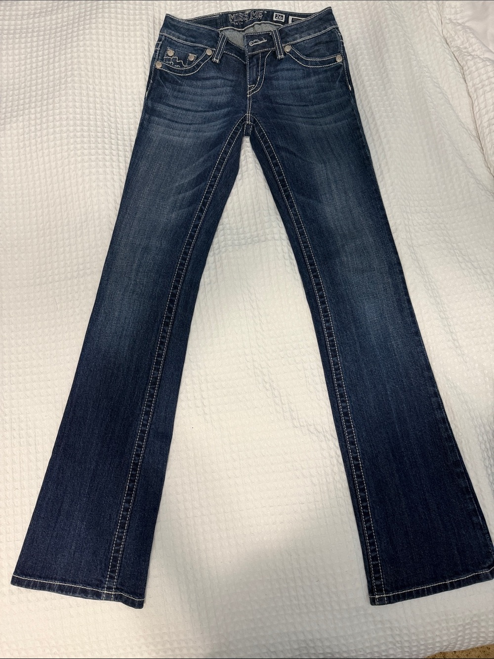 Miss Me Dark Blue Flare Jeans